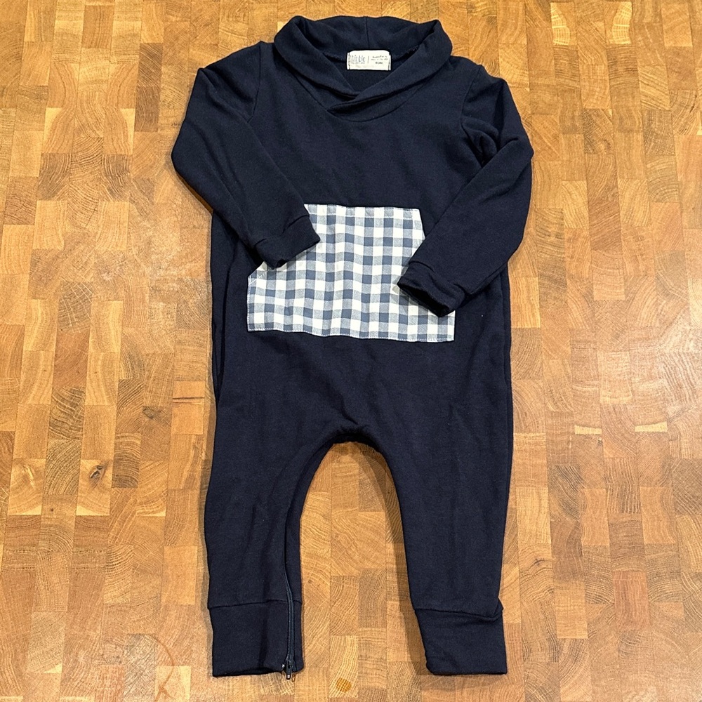 Thimble Collection shawl collar romper size 18-24 months